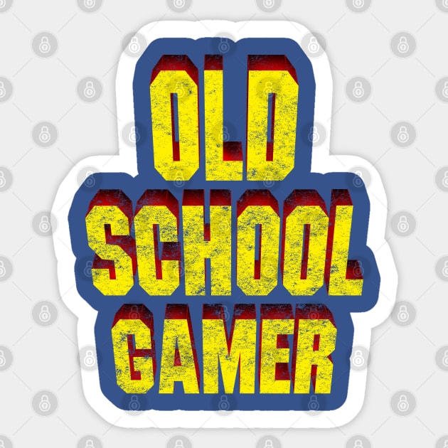 Old School Gamer Sticker by DrRoger